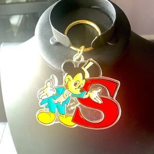 Lovely Vintage Disney Mickey Mouse S Colorful keychain, Unmarked